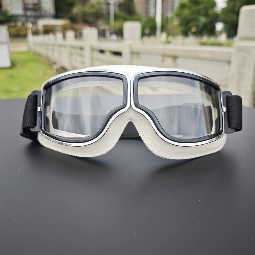 Vintage Motorcycle Riding Goggles