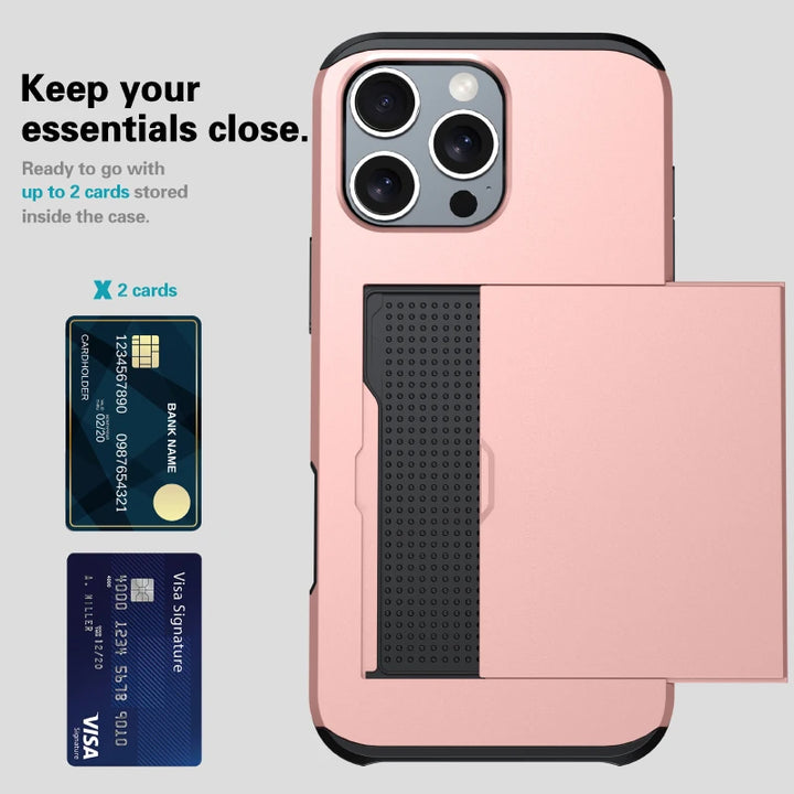 Slide-Out Wallet Card Phone Case