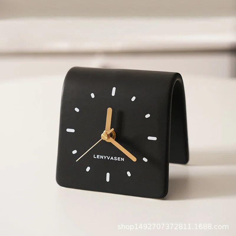 Ceramic Countertop Desk Clock color options