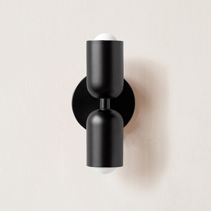 Bold Matte Twin-Bulb Sconce