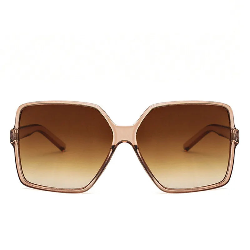 Oversized Gradient Frame Sunglasses