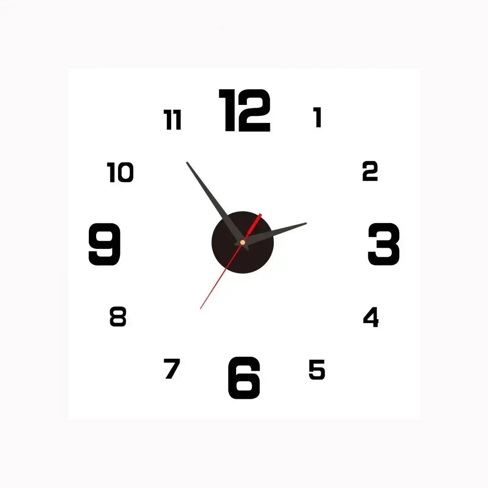 Silent Round Wall Clock design D dial