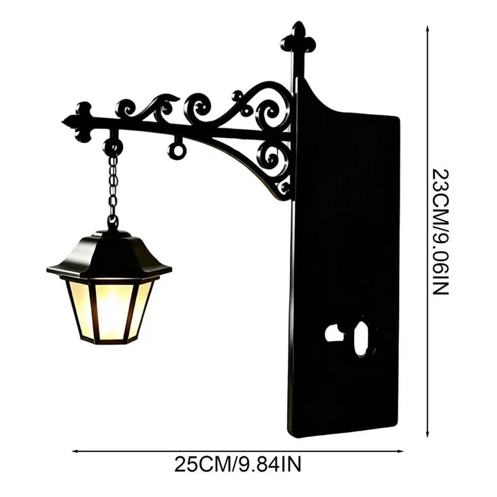 Warm Glow Library Night Light lantern pendant dimensions