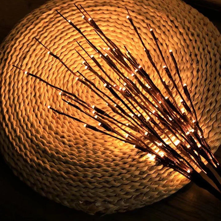 Battery LED Willow Branch in vase lifestyle