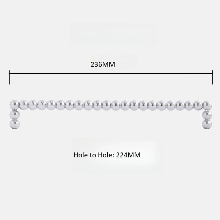Sculpted Bead Drawer Handle
