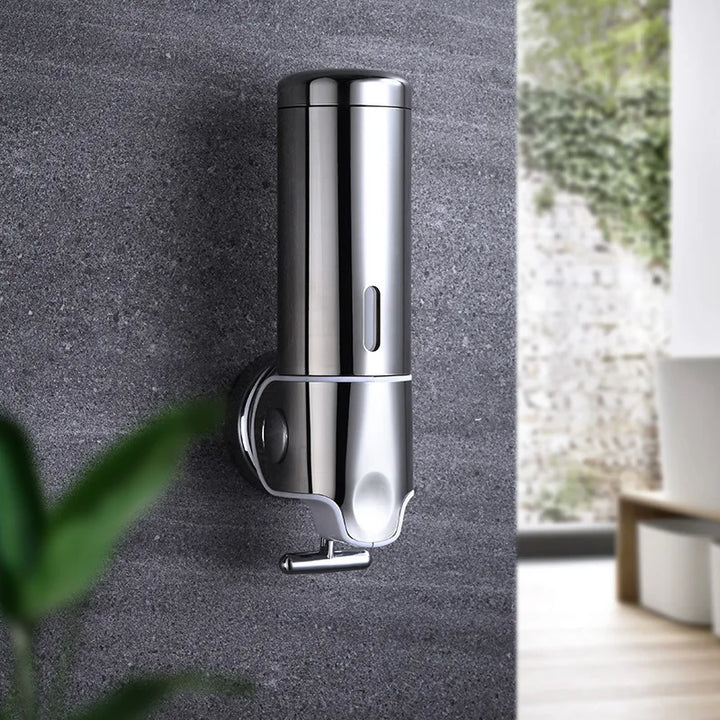 Stainless Steel Soap Pump on countertop