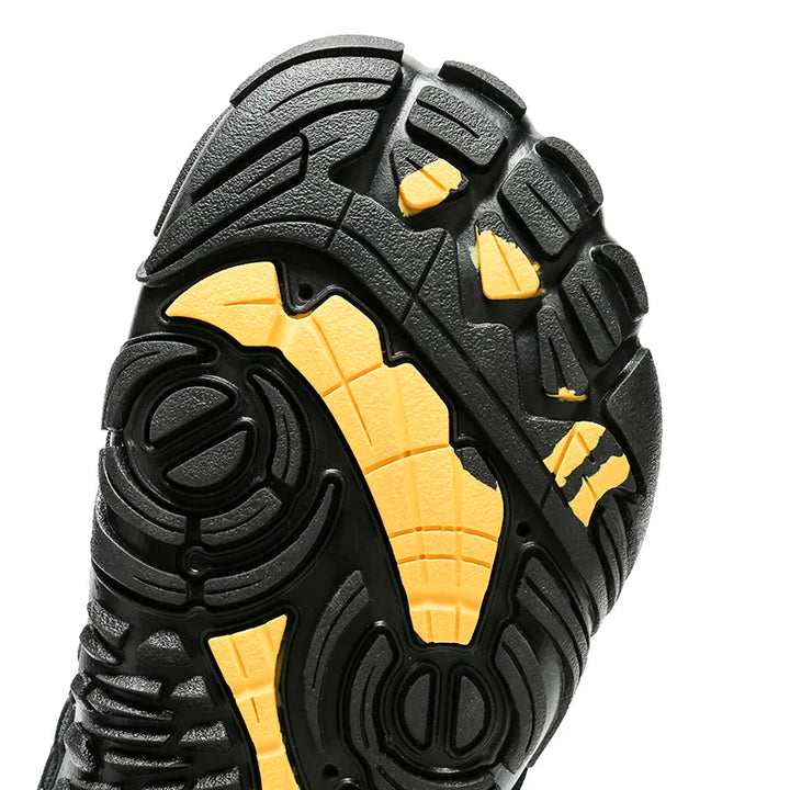 Quick-Dry Mesh Water Shoes with Drainage Soles and Toggle Laces for Men