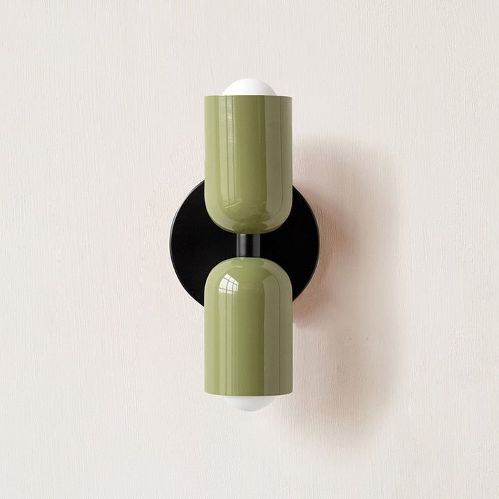 Bold Matte Twin-Bulb Sconce