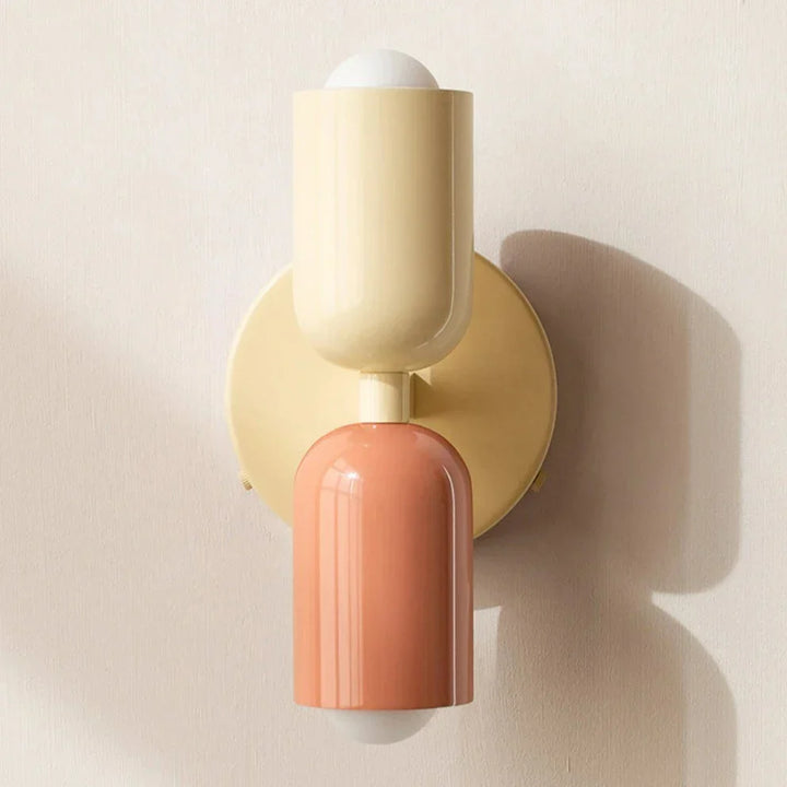 Bold Matte Twin-Bulb Sconce