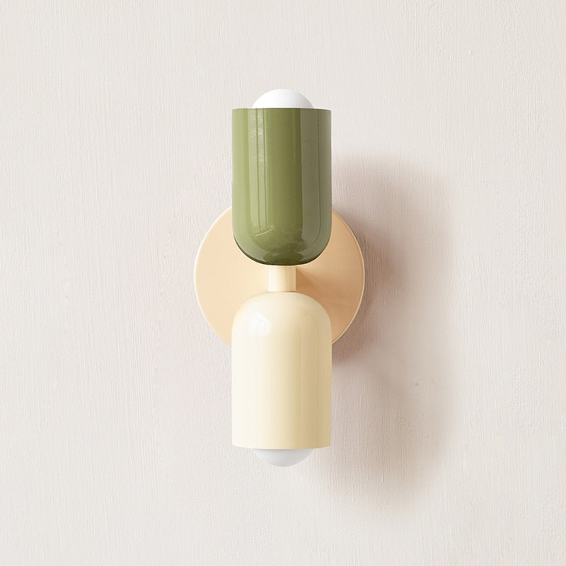 Bold Matte Twin-Bulb Sconce