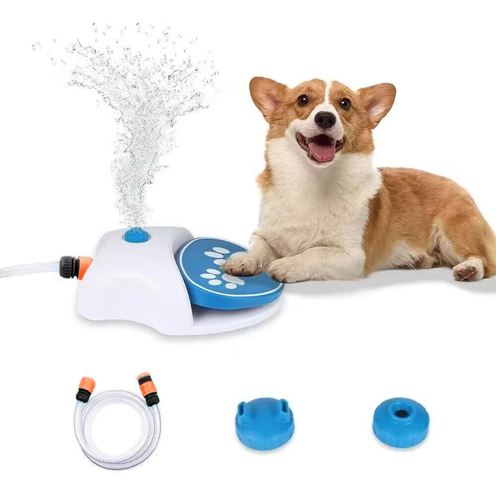 Orange Pet Water Fountain front view