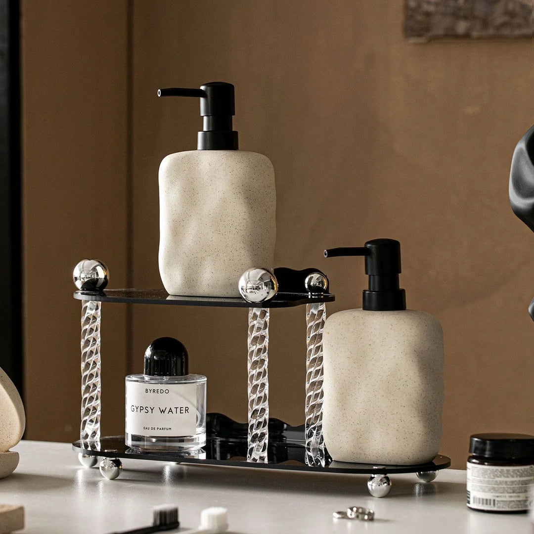 Wabi-Sabi Lotion Bottle dark finish