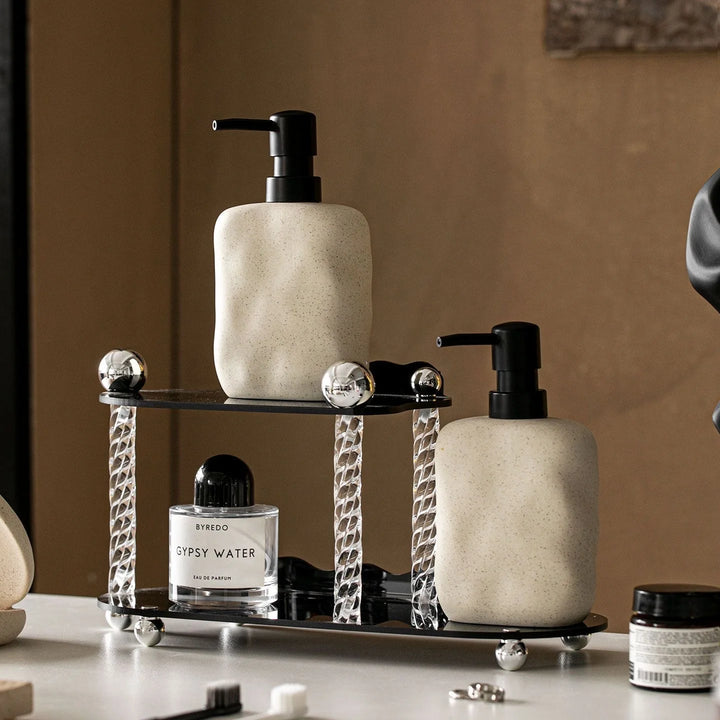 Wabi-Sabi Lotion Bottle dark finish