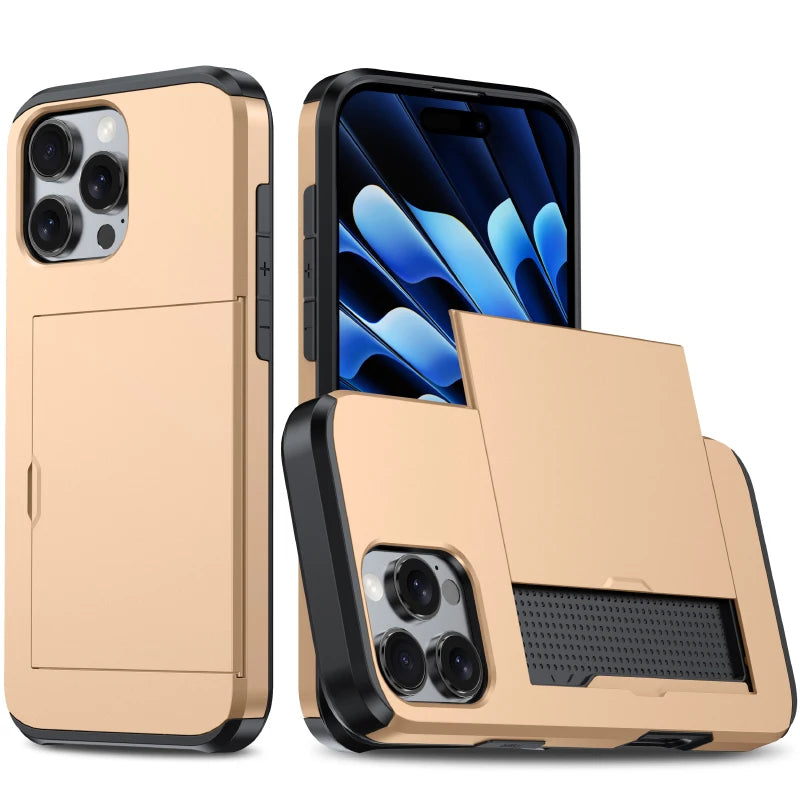 Wallet Card Phone Case port cutout detail