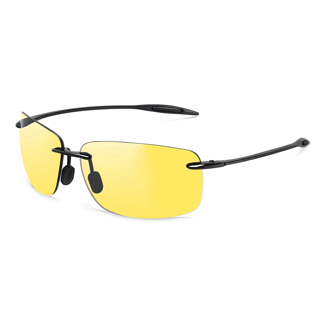 Polarized TR90 Rimless Sunglasses