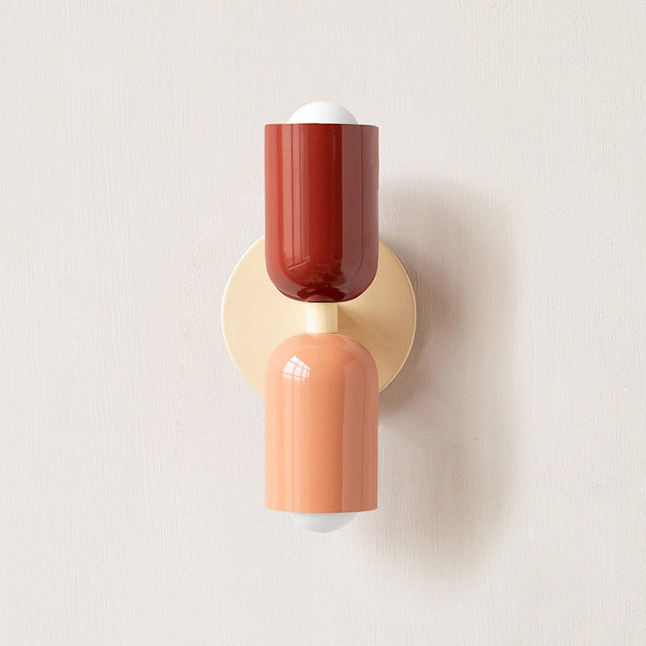 Bold Matte Twin-Bulb Sconce