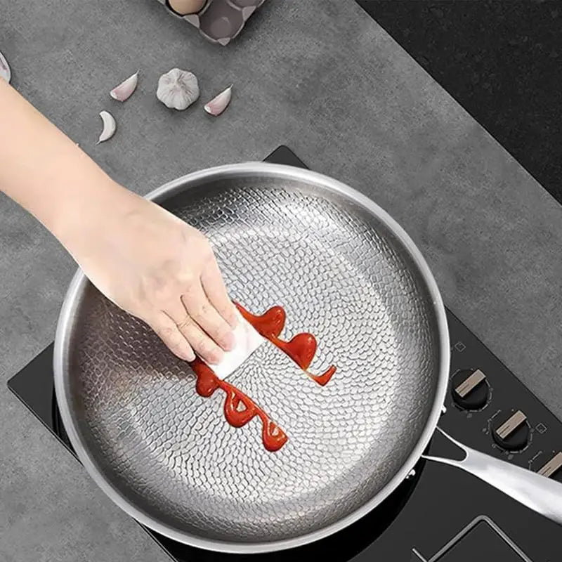 Titanium Alloy Frying Pan side view