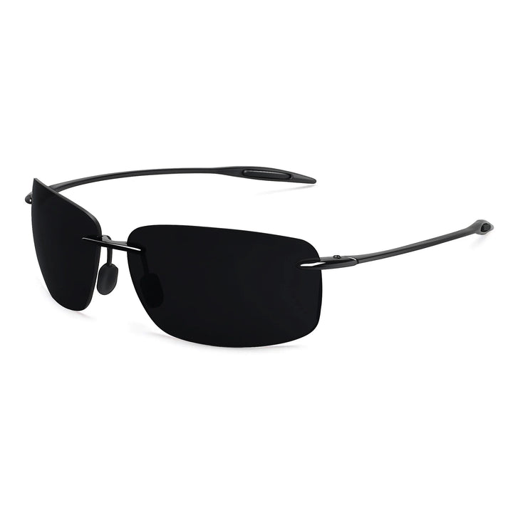 Polarized TR90 Rimless Sunglasses