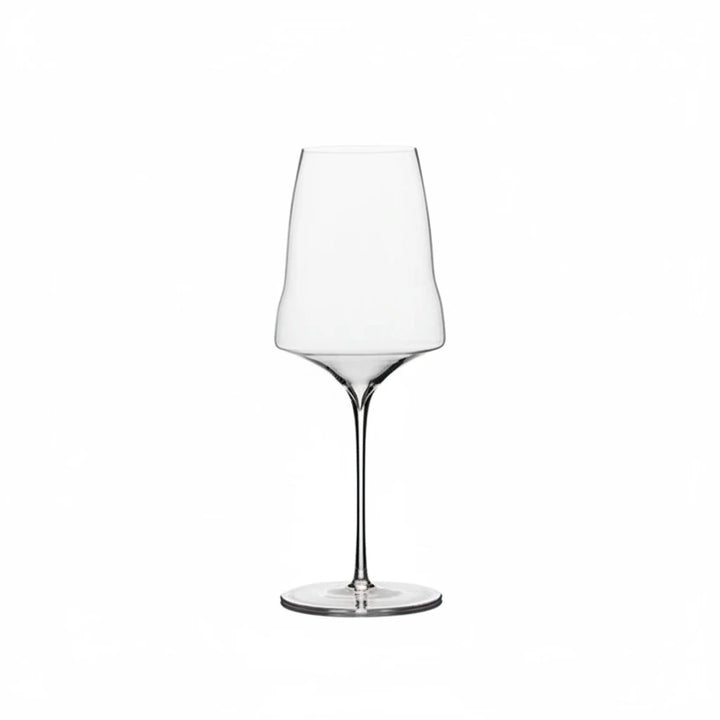 Handmade Thin Crystal Wine Glass size comparison