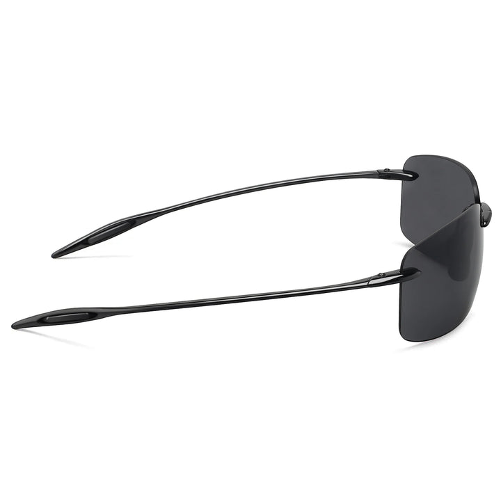 Polarized TR90 Rimless Sunglasses