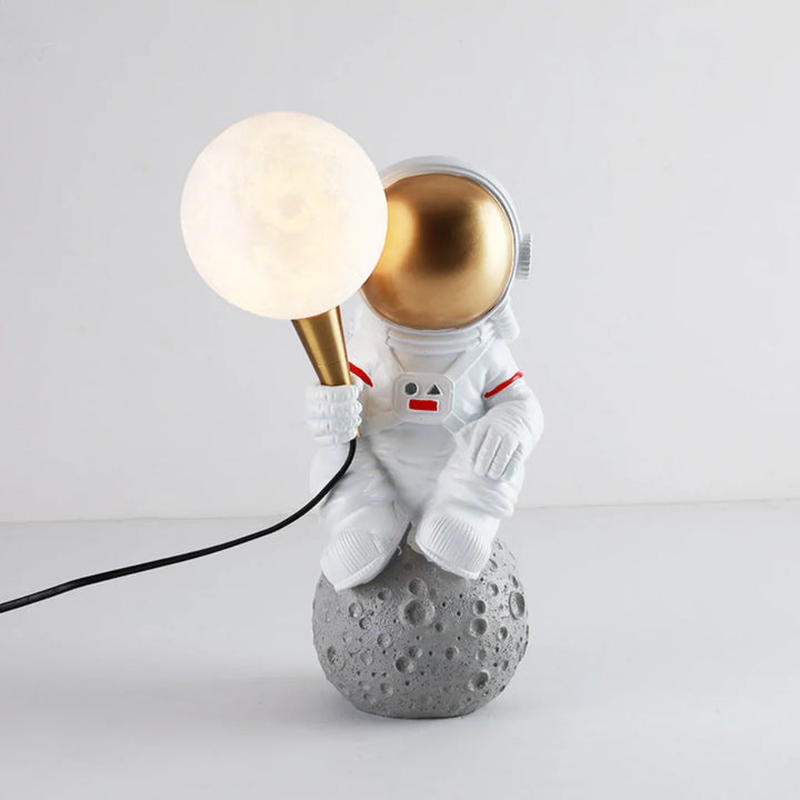 Astronaut Moon-Shade Accent Lamp