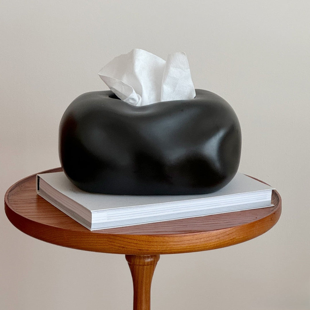 Modern Bubble Ceramic Tissue Box Cover – Cloud Design for Trendy Home Decor