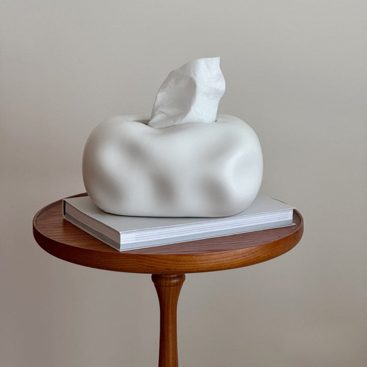Modern Bubble Ceramic Tissue Box Cover – Cloud Design for Trendy Home Decor