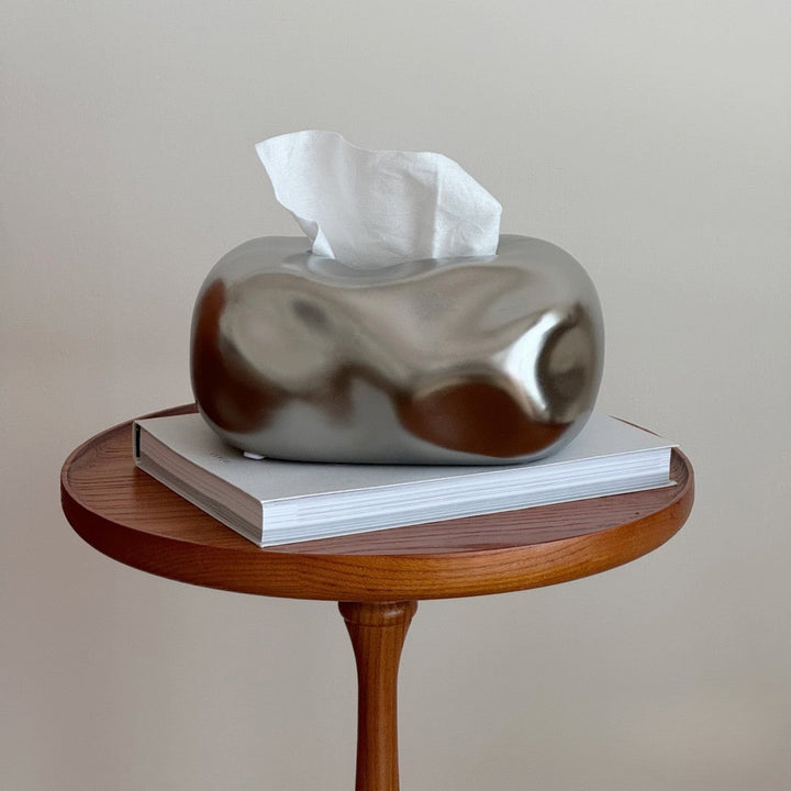 Modern Bubble Ceramic Tissue Box Cover – Cloud Design for Trendy Home Decor