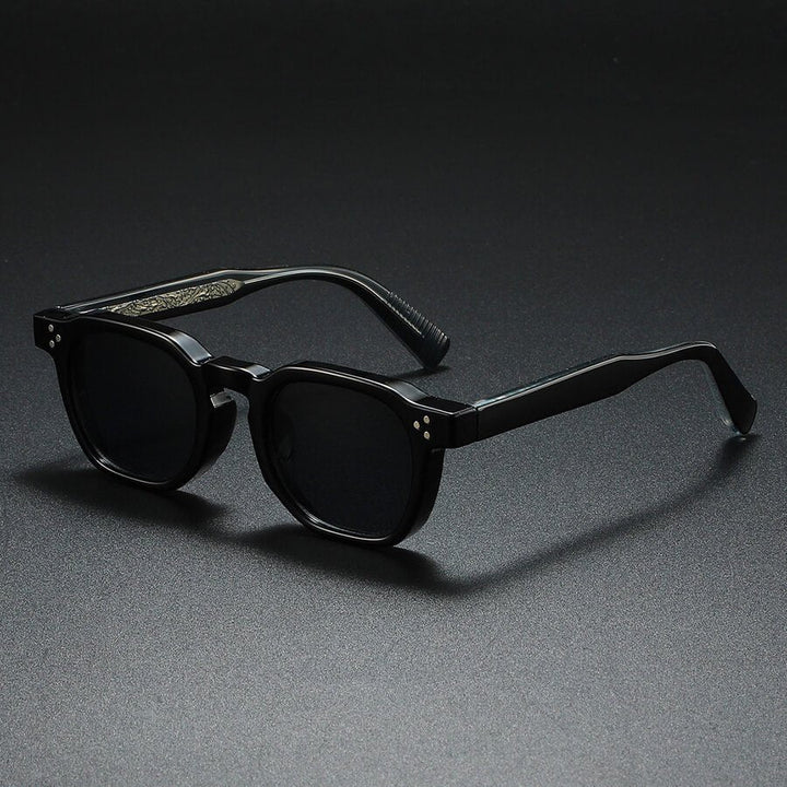 Notte Nero Acetate Sunglasses front view