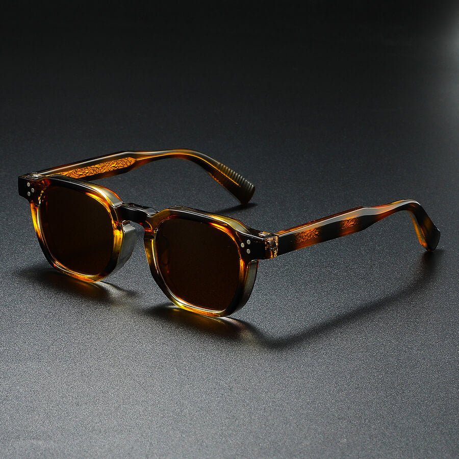 Toscana Amber Acetate Sunglasses front view