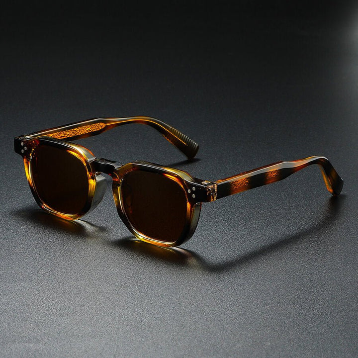 Toscana Amber Acetate Sunglasses front view