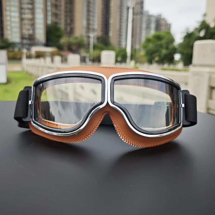 Vintage Motorcycle Riding Goggles