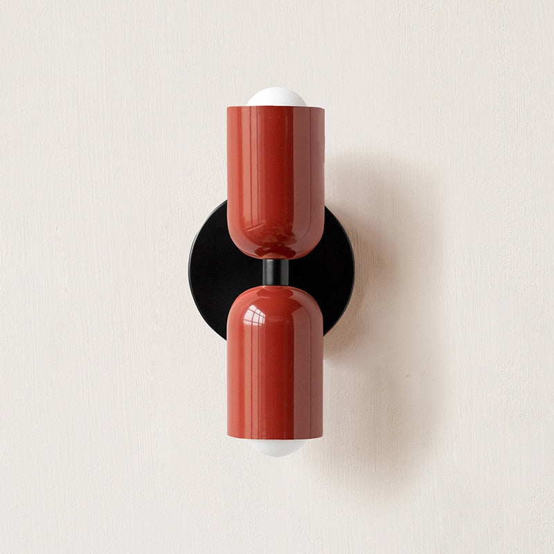 Bold Matte Twin-Bulb Sconce
