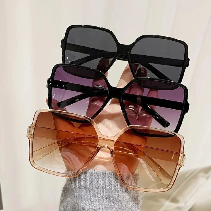 Oversized Gradient Frame Sunglasses
