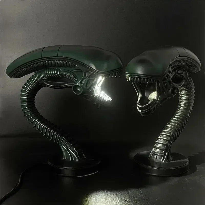 Mysterious Alien Creature Resin Table Lamp - Adjustable Height Home Decor Gift