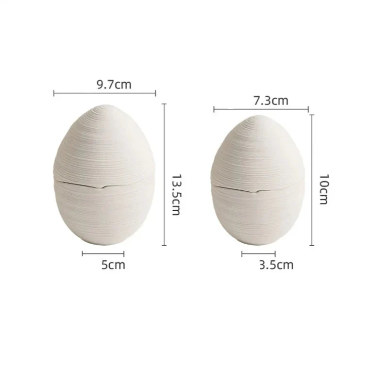 Eggform Ceramic Serving Bowl dimensions reference