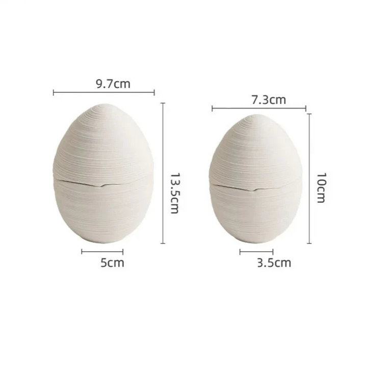 Eggform Ceramic Serving Bowl dimensions reference