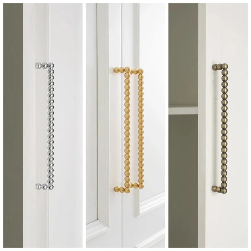 Sculpted Bead Drawer Handle