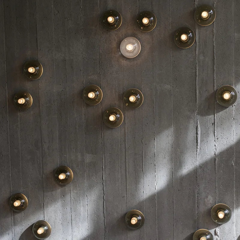 Crystal Glass Wall Sconce glass detail