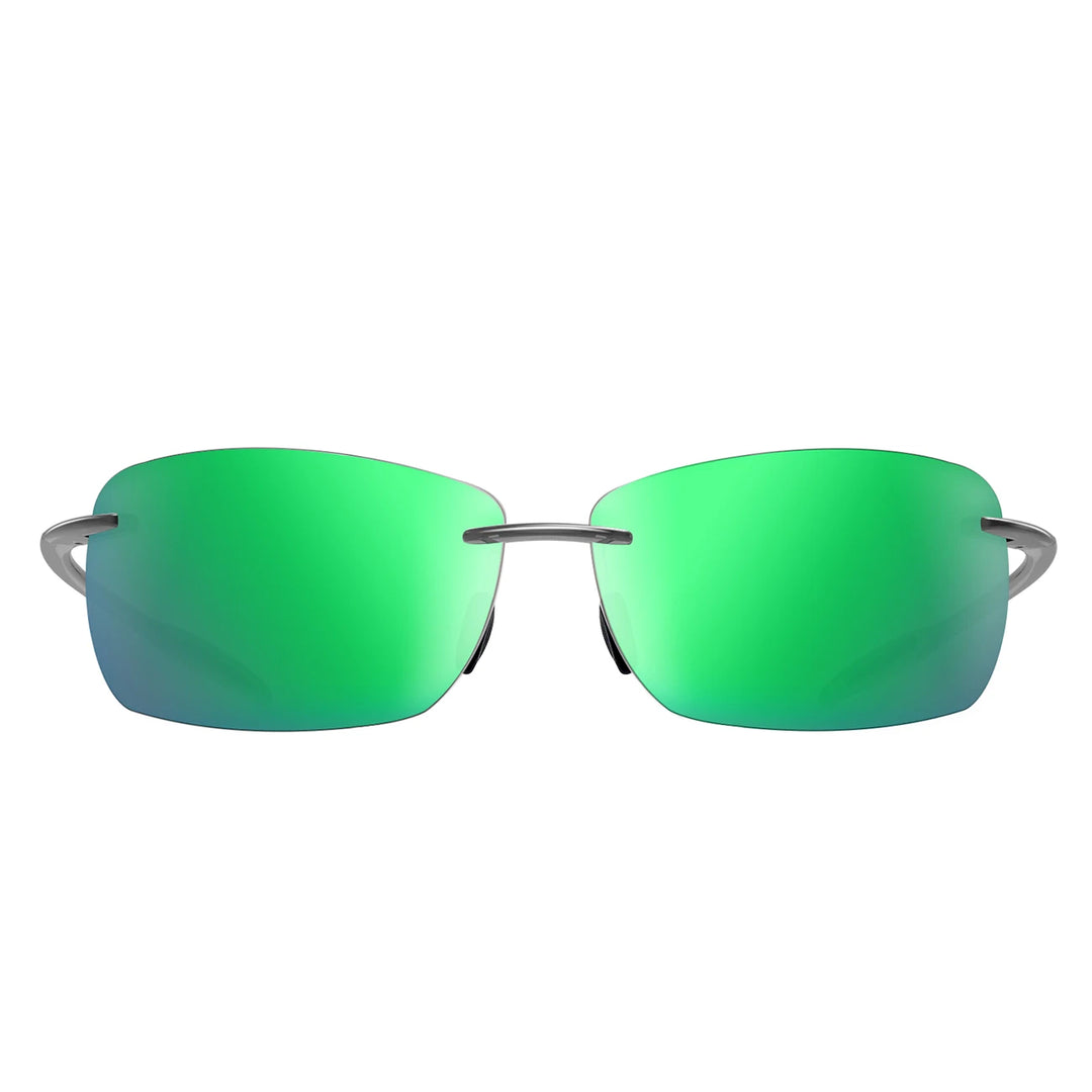 Grey Green TR90 Surf Sunglasses front view