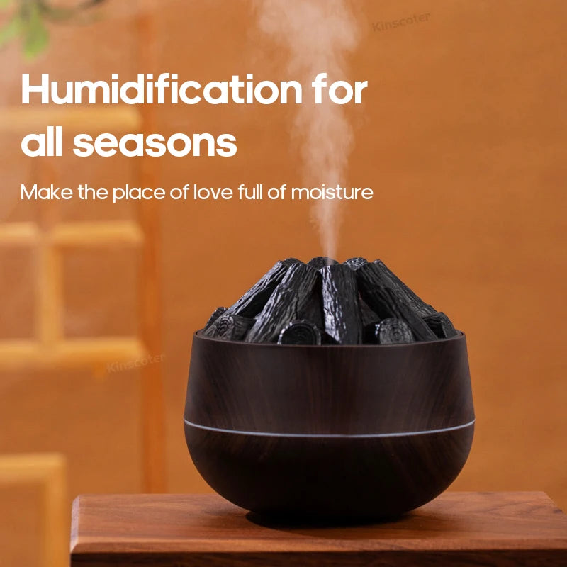 Charcoal Flame Mist Humidifier