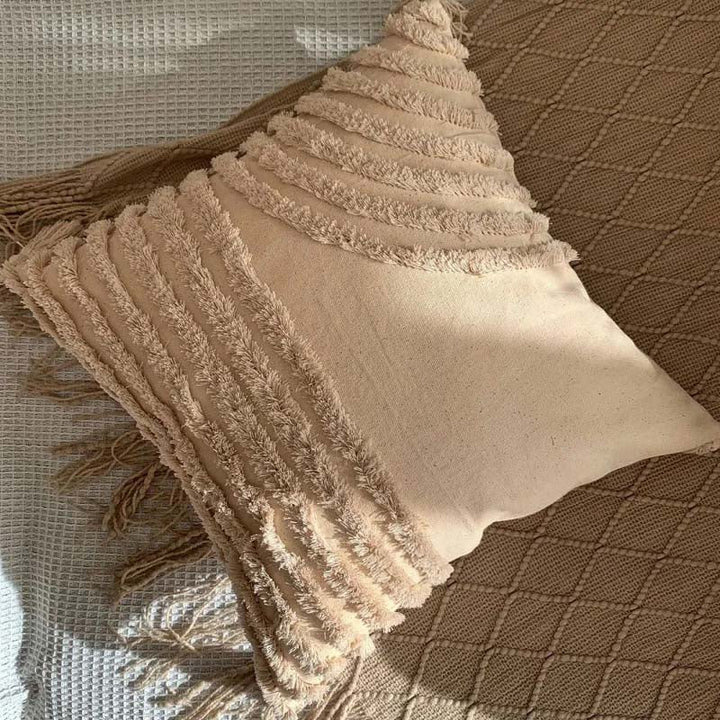 Rustic Woven Throw Pillow – hero view