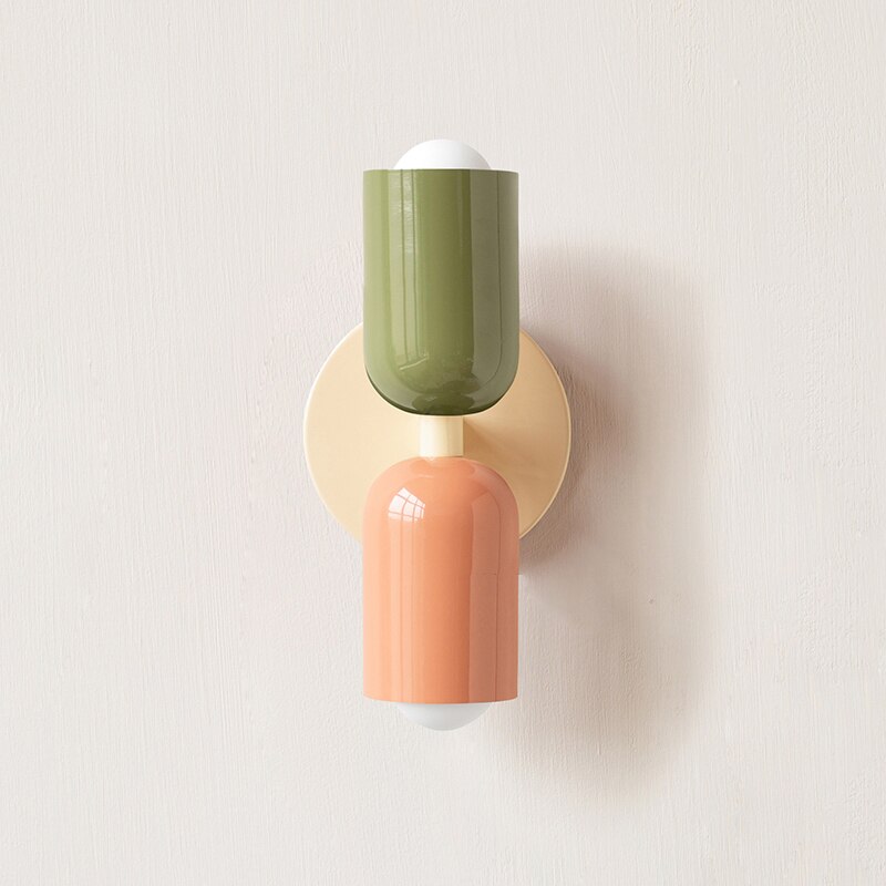 Bold Matte Twin-Bulb Sconce