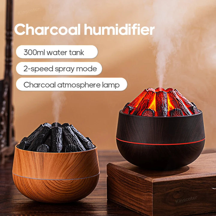 Charcoal Flame Mist Humidifier