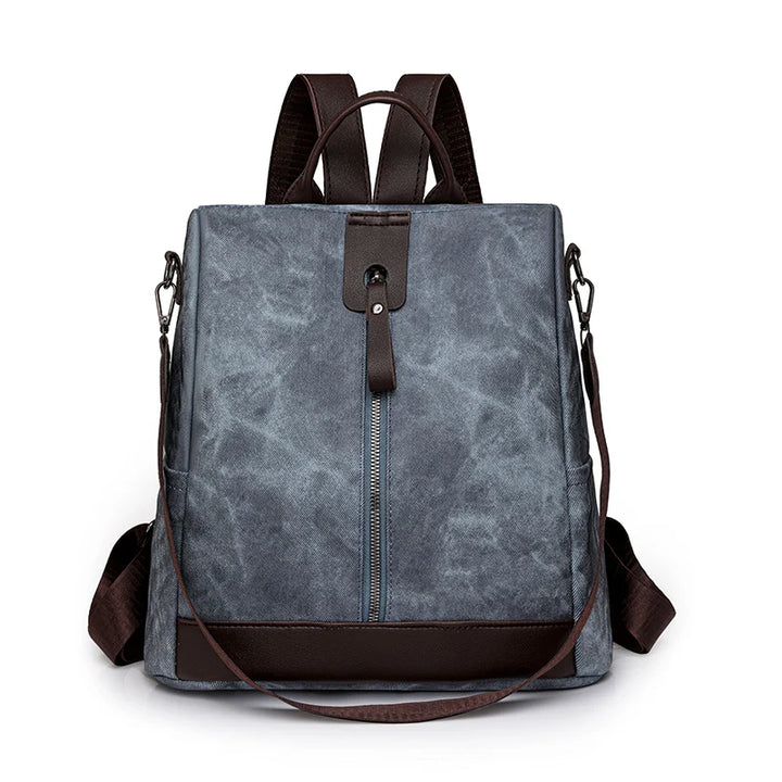 Waxed Canvas Backpack side view