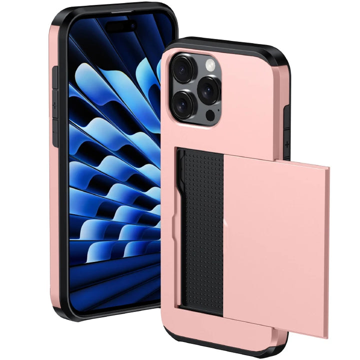 Slide-Out Wallet Card Phone Case