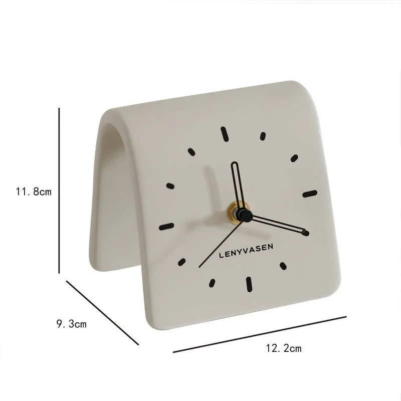 Ceramic Countertop Desk Clock