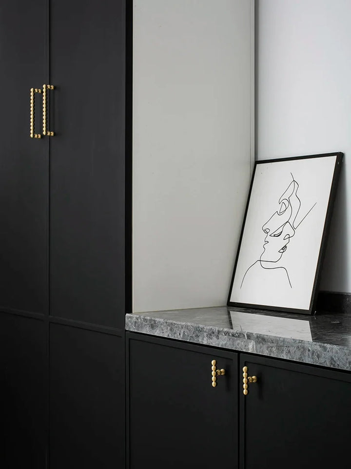 Sculpted Bead Drawer Handle