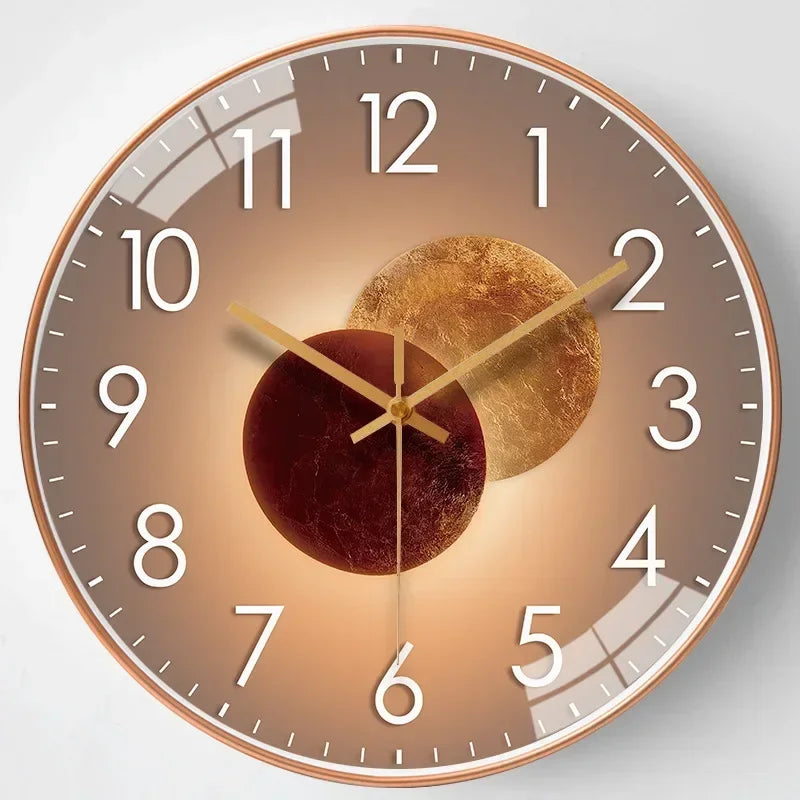 Silent Round Wall Clock design F dial