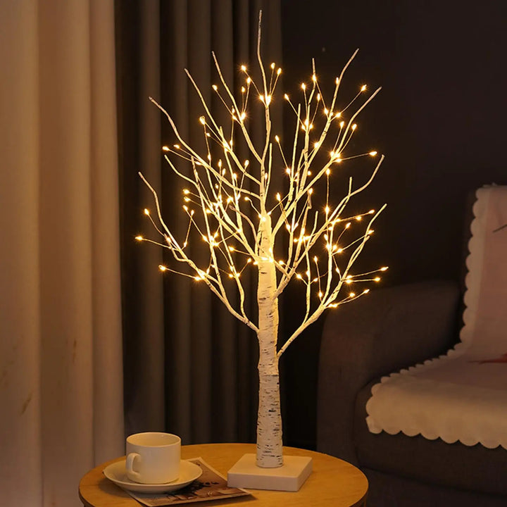 Birchwood LED Branch Lamp branch texture detail